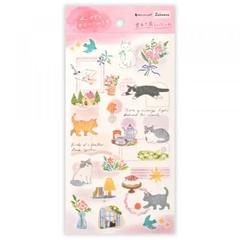 Set double sticker sheet Chủ đề Animal | Chính hãng NB