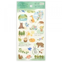 Set double sticker sheet Chủ đề Animal | Chính hãng NB