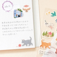 Set double sticker sheet Chủ đề Animal | Chính hãng NB