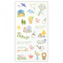 Set double sticker sheet Chủ đề Animal | Chính hãng NB