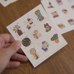 Chiết lẻ 1 tờ các mẫu Stamp Stickers hãng OURS 2026 | Nhập chính hãng