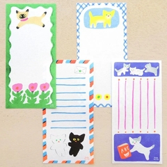 Chiết 4 tờ | các mẫu giấy note chữ nhật hãng Cozyca | hàng nhập chính hãng