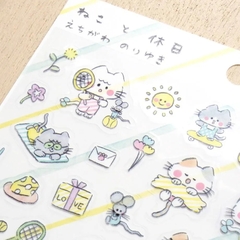 Các mẫu Sticker Cozyca chất PET  size lớn | Chính hãng Cozyca Nhật Bản