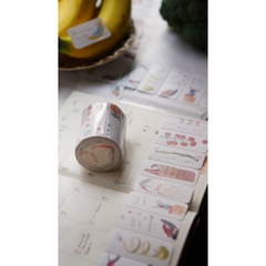 [Chiết lẻ 20 tờ] “Farmers Market” Sticker Roll | Hãng Ivy Snow