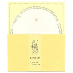 [8 giấy + 4 phong bì] Letter Set chủ đề Dessert - họa sĩ Inoue | Chính hãng Nhật Bản
