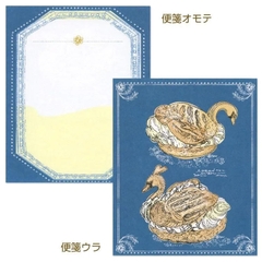 [8 giấy + 4 phong bì] Letter Set chủ đề Dessert - họa sĩ Inoue | Chính hãng Nhật Bản