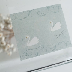 [Chiết lẻ 6 tờ] Các mẫu note giấy can có đế keo hãng Yohaku | Nhập từ Sapporo Nhật Bản