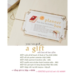 [Set đầy đủ] Planner Box 2026 by teayou | Hộp gỗ + thư tay | Phiên bản giới hạn