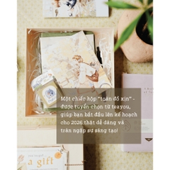 [Set đầy đủ] Planner Box 2026 by teayou | Hộp gỗ + thư tay | Phiên bản giới hạn
