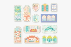 Các mẫu Kiss-cut Roll Sticker hãng Midori | Nhật Bản