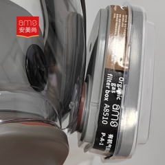 Bộ mặt nạ chống độc toàn mặt AMS A6800+ A8530 than hoạt tính dùng để chống bụi, khí hữu cơ, axit