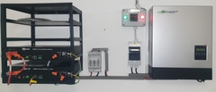 Lắp đặt điện mặt trời pin lưu trữ 1 pha 5kwp 5kwh