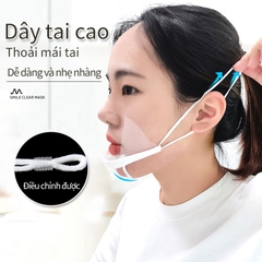 Khẩu trang trong suốt A609 (AMS, hộp 10 cái lẻ) ROHS