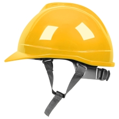 Mũ bảo hộ VP-HE02-V-Vàng (Có thoáng khí, không xốp)  + IN LOGO