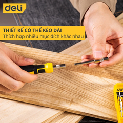 Bộ Tua Vít Đầu Nhỏ Sửa Chữa Đa Chức Năng Deli – 30 Đầu Vít Cao Cấp Chất Liệu Siêu Bền, Thiết Kế Gọn Nhẹ Tinh Tế