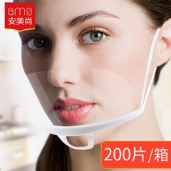 高級レストラン・食品加工用マウスガード A609, A610 khẩu trang trong suốt nhà hàng