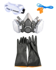 Combo bảo hộ lao động tiếp xúc hóa chất ngành xi mạ