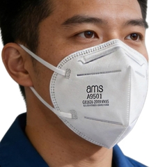 Khẩu trang chống bụi KN95, loại A9501 (5 lớp, có móc cài, hộp 50 chiếc)