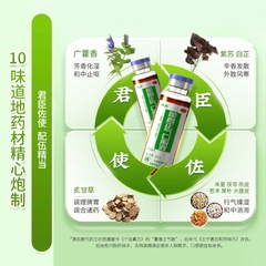 Dung dịch uống Hoắc Hương Chính Khí Thái Cực (một loại thuốc Đông y của thương hiệu Thái Cực) 1 hộp x10 ống