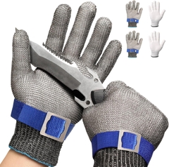 AMS 1706 316L Stainless Steel Cut Resistant Work Gloves level A9