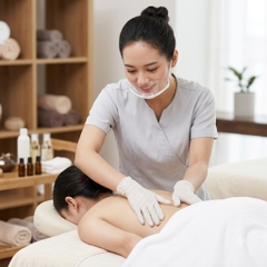 Bộ bảo hộ lao động vê sinh an toàn thực phẩm cho nhà hàng, nhà máy thực phẩm AMS