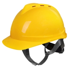 Mũ bảo hộ VP-HE02-V-Vàng (Có thoáng khí, không xốp)  + IN LOGO
