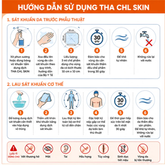 Dung Dịch Sát Khuẩn mặt nạ A680 THA CHL SKIN 2% Chlorhexidine 70% Isopropyl Alcohol Không Gây Kích Ứng