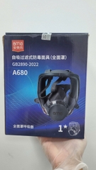 Bộ mặt nạ chống độc toàn mặt AMS A6800+ A8560 than hoạt tính dùng để chống bụi, khí hữu cơ, axit, axit hỗn hợp, Formandehit