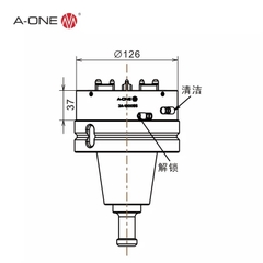 Đầu kẹp thay dao nhanh BT A-ONE 3A-100055