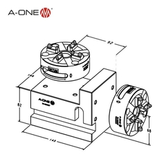 Khối Gá Vuông A-ONE 3A-100027