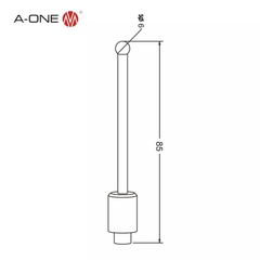 Chốt cảm biến bi Ø6 A-ONE 3A-300047 cho EDM