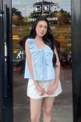 Áo babydoll cổ V AT06