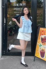 Áo babydoll cổ V AT06