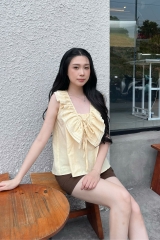 Áo babydoll cổ V AT06