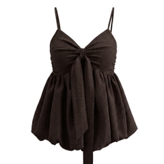 Áo Babydoll 2 Dây Dáng Bí Thắt Nơ AT47