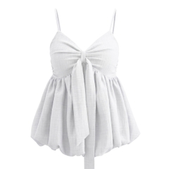 Áo Babydoll 2 Dây Dáng Bí Thắt Nơ AT47
