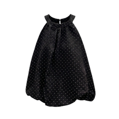 Áo Yếm Chấm Bi Dáng Bí Chất Cotton AY06