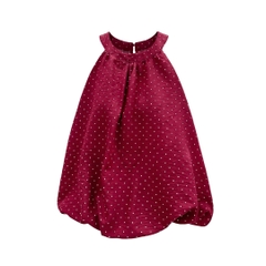 Áo Yếm Chấm Bi Dáng Bí Chất Cotton AY06
