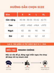 Áo Babydoll Tay Bồng Ngực Nơ AT35