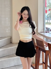 Chân Váy Ngắn Cotton Cạp Bản To CV94