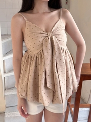 Áo Babydoll 2 Dây Dáng Bí Thắt Nơ AT47