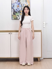 Quần Dài Nữ Ống Rộng Lụa Băng QD24