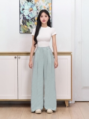 Quần Dài Nữ Ống Rộng Lụa Băng QD24