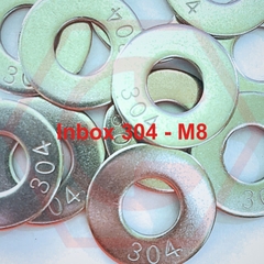 Long Đền 304 M8 ( đường kính trong 8mm)