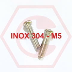 Ốc Tròn 304 M5 ( đường kính 5mm)