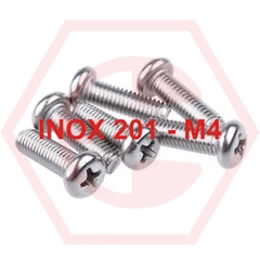 Ốc Tròn 201 M4 ( đường kính 4mm)