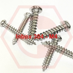 Vít Gỗ Tròn 304 M4 ( đường kính 4mm)