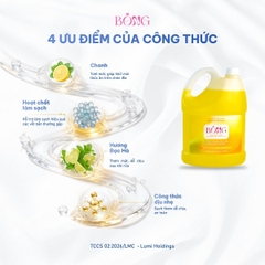 Nước rửa chén BÔNG hương Chanh Bạc Hà
