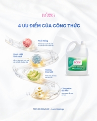 Nước rửa chén BÔNG hương Muối Hồng Dưa Lưới