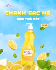 Nước rửa chén BÔNG hương Chanh Bạc Hà